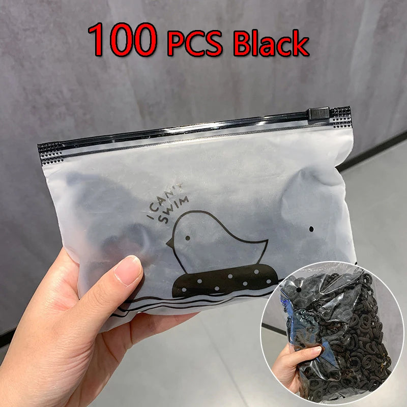 Bunte Nylon Haarbänder elastisch für Pferdeschwanz und Frisuren