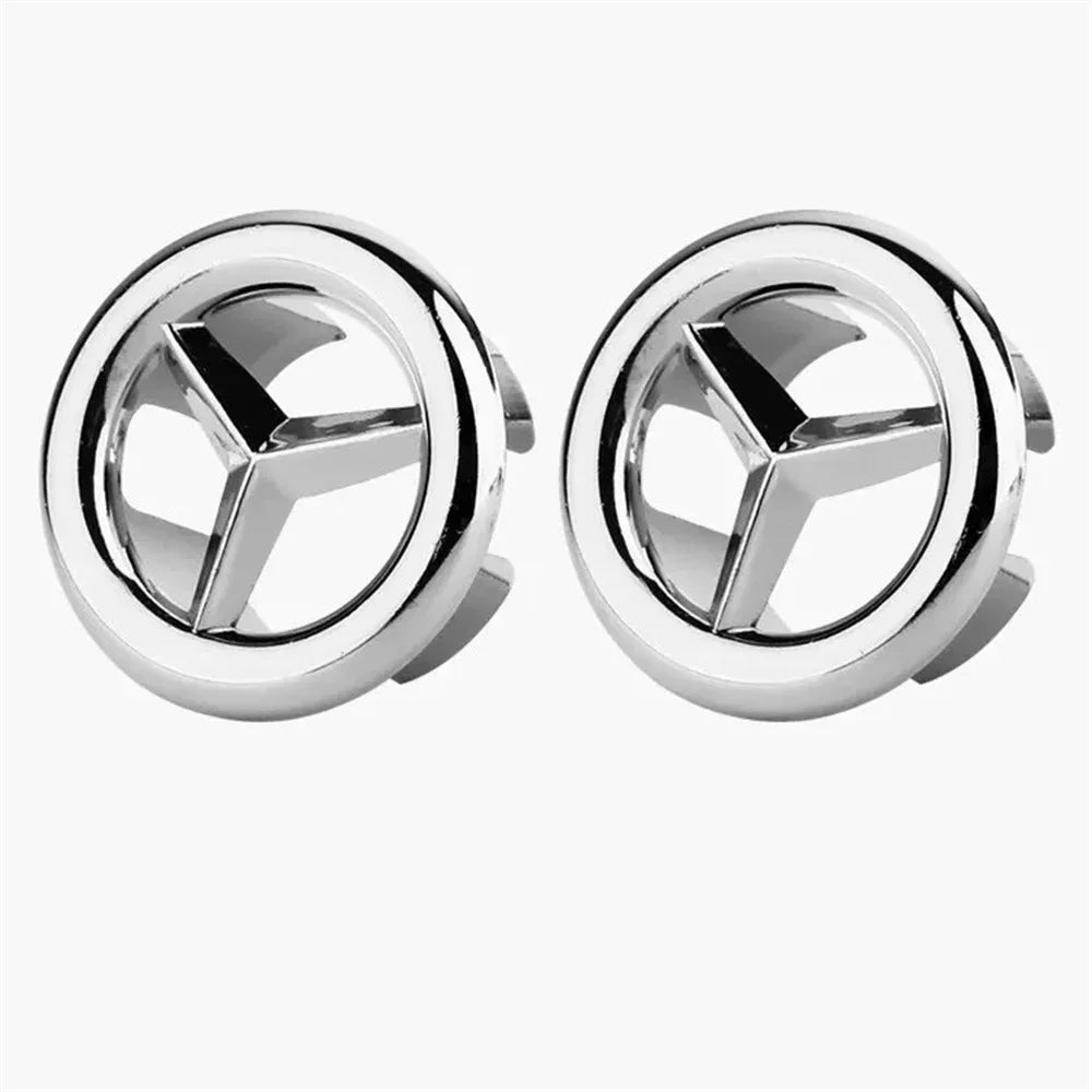 2 Stück galvanisierte Kunststoff-Lochabdeckungen 22-24mm – Passgenau & robust