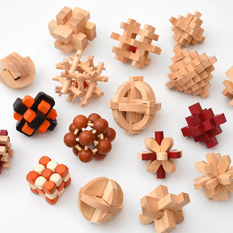 Holz 3D Puzzle Gehirn Spielzeug für Kinder und Erwachsene
