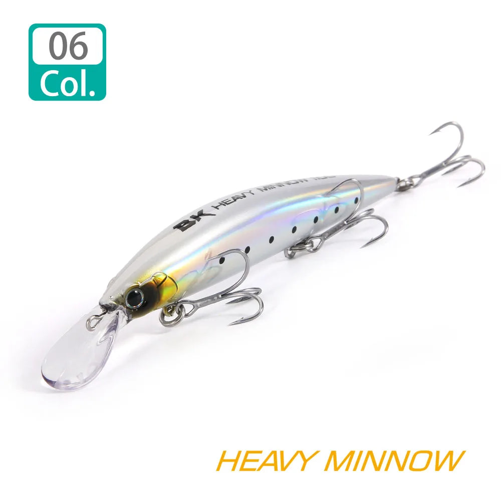 Schwerer sinkender Minnow Angelköder 110S 37g 90S 28g 70S 16g Salzwasser