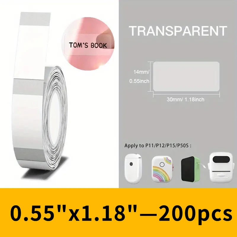 Tragbarer Mini Bluetooth Thermoetikettendrucker für Büro Küche Schule