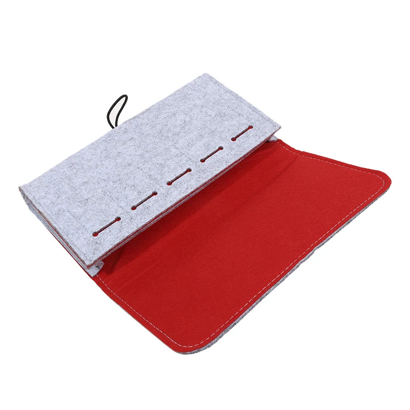 Schutzhülle aus Filz für mobile Geräte mit Fächerfach