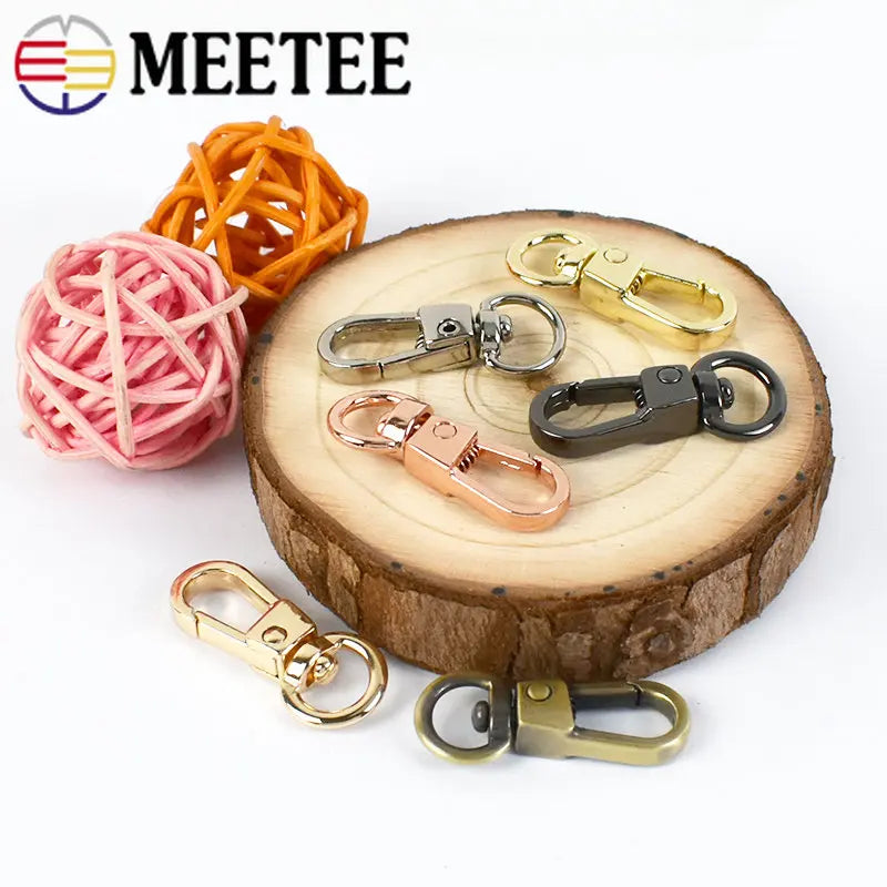 Robuste Metall Dreh Karabiner für Taschen Gürtel und Haustiere