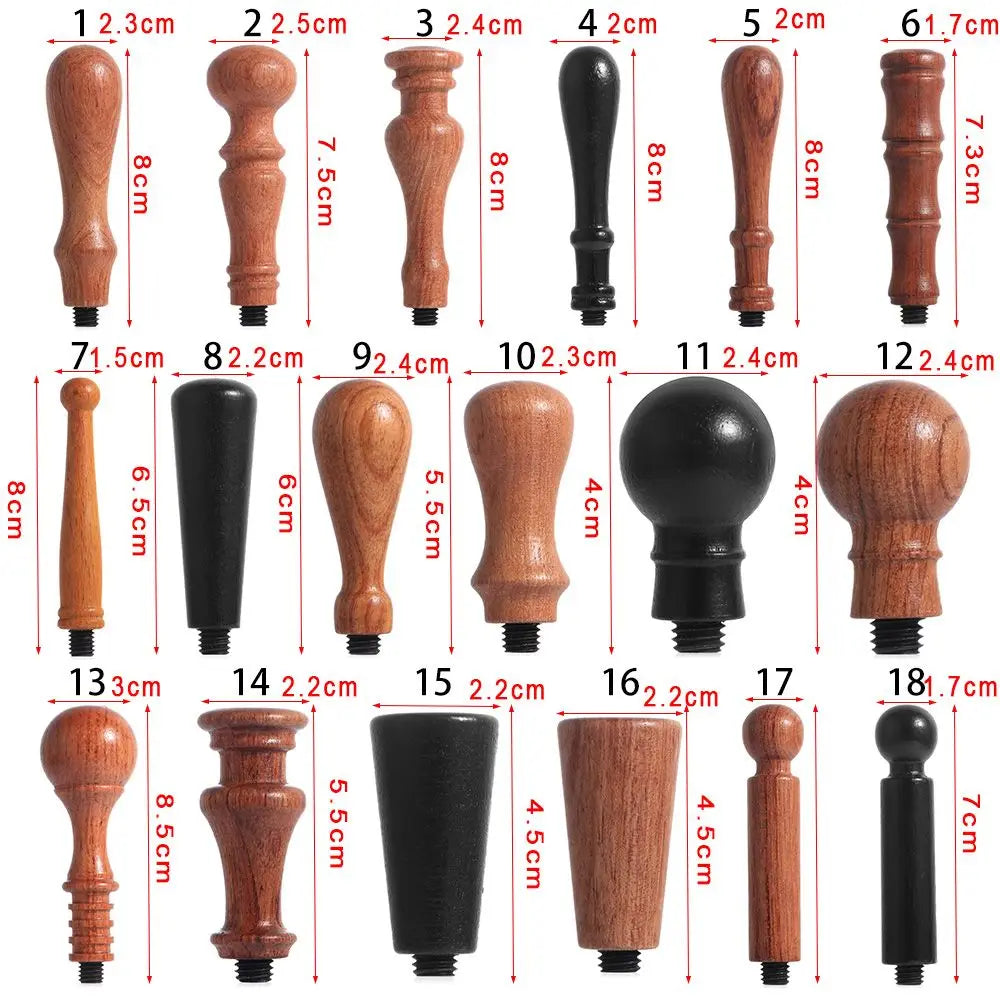 Retro Holzgriff für Wachssiegelstempel Dekoration und DIY