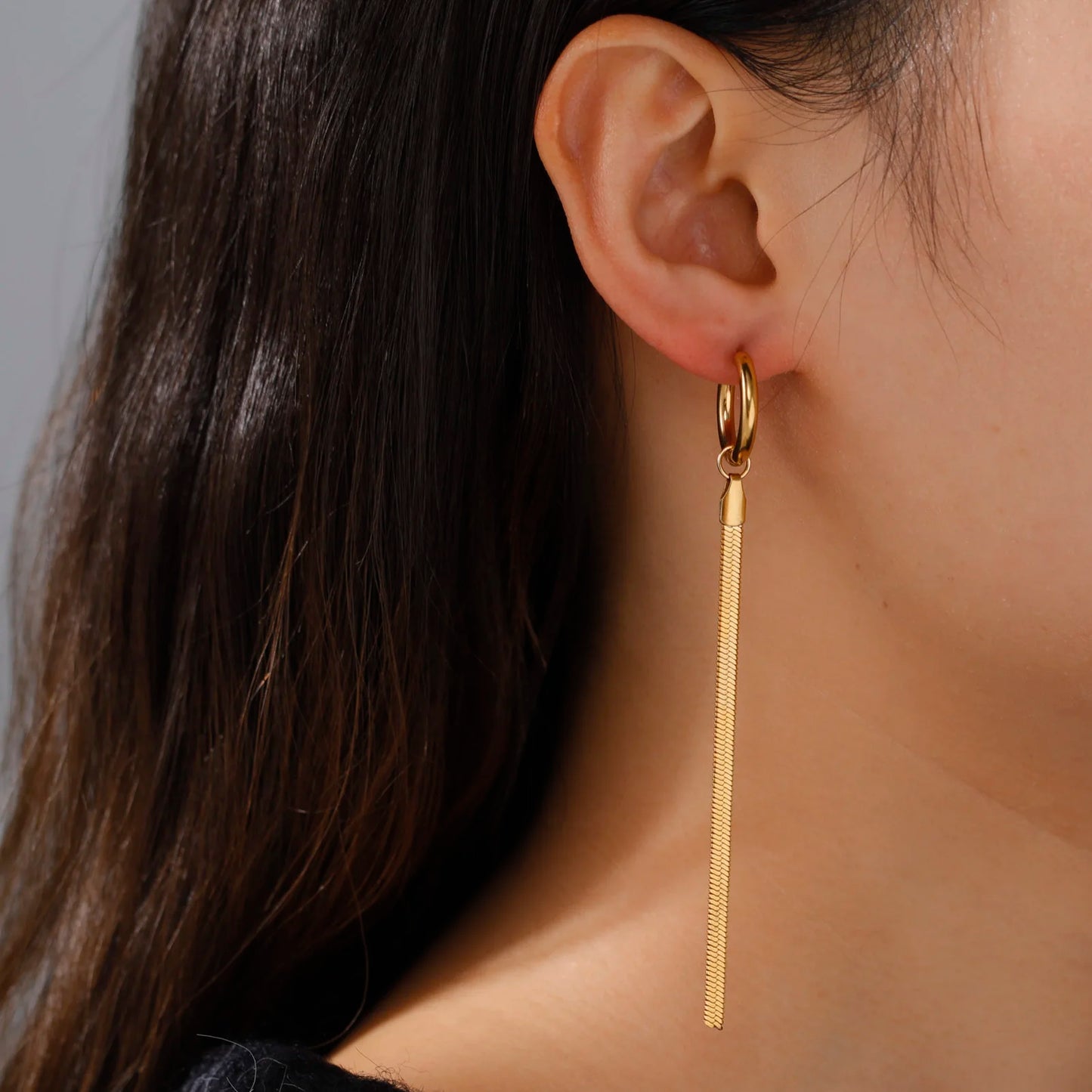 Elegante Edelstahl Schlangenkette für Damen und Herren in Goldfarbenem Design-Yabubest - Home & More