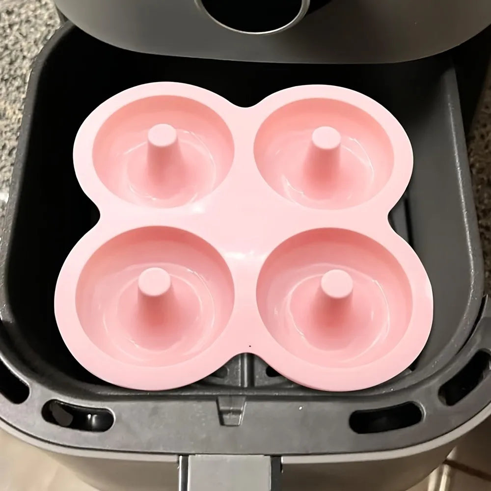 Antihaft Silikon Donut Backform für Air Fryer und Ofen