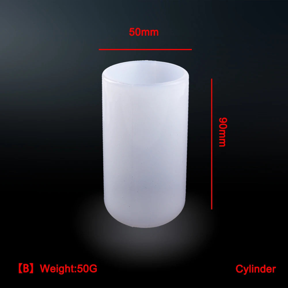 Vielseitige Silikonform für DIY Epoxidharz Kerzen und Schmuck 10 Stil