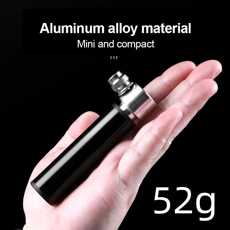 Kompakte Handluftpumpe Aluminium für Schrader - Presta Ventile Fahrrad