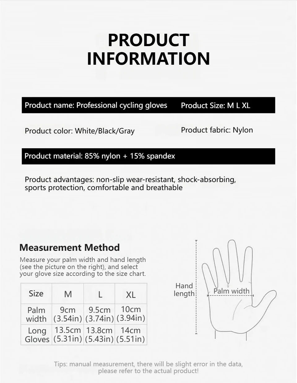 Fahrradhandschuhe halber Finger atmungsaktiv – MTB & Rennrad-Yabubest - Home & More