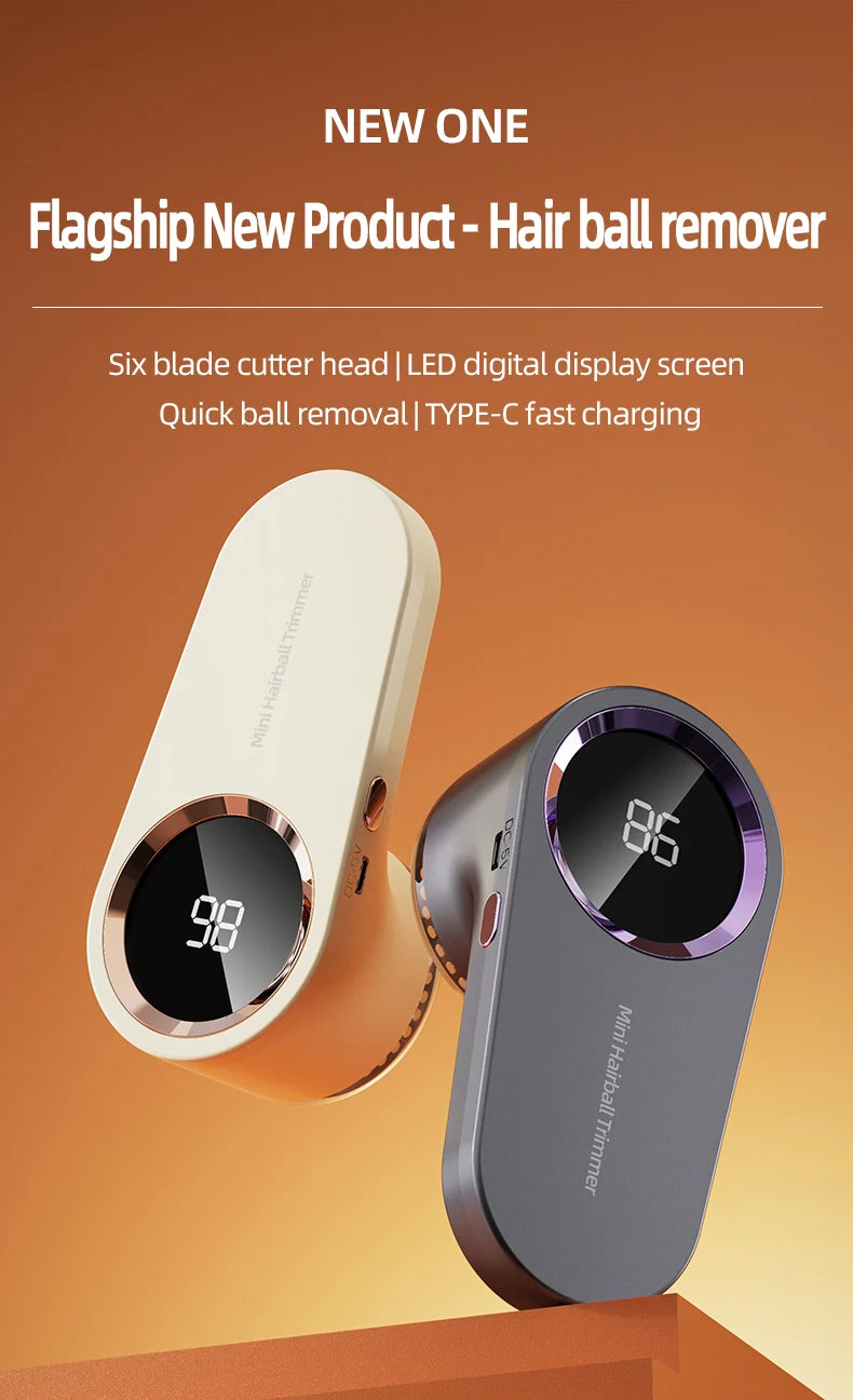 Tragbarer elektrischer Flusenentferner mit USB Akku und Hochgeschwindigkeitsmotor