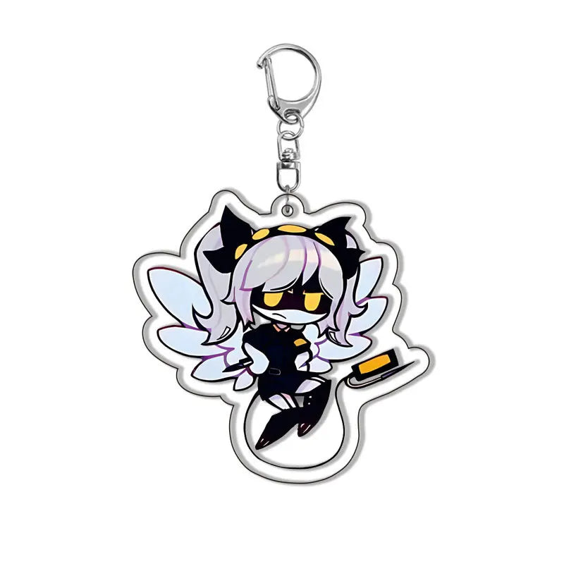 Anime Cartoon Figuren Schlüsselanhänger mit D-förmiger Schnalle Geschenk