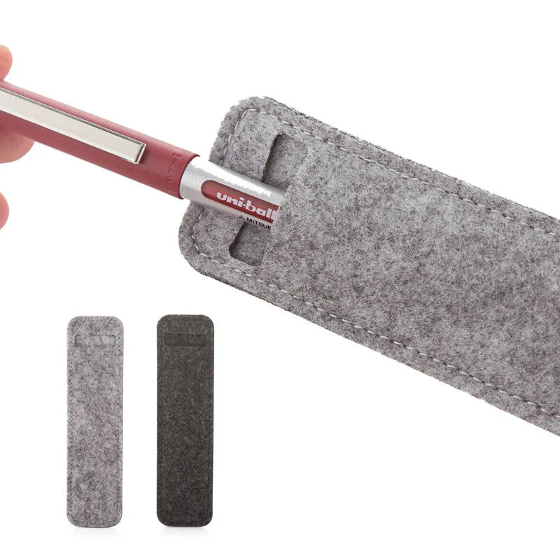 2 Stück Filz Stifttasche Mini Füllfederhalterhülle Bleistiftbeutel Geschenk