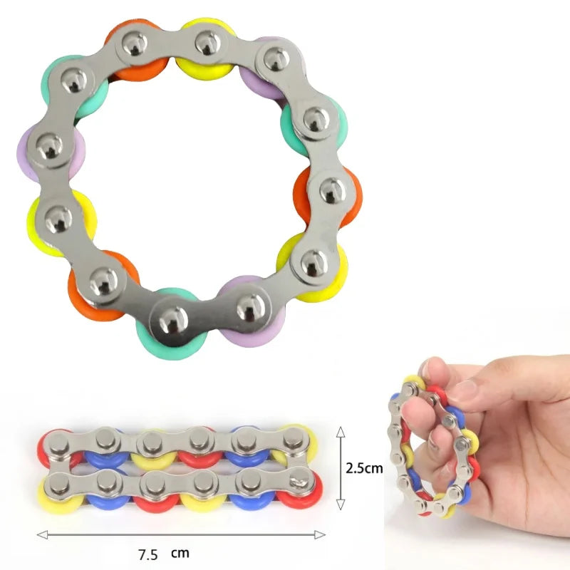 Sensorisches Metallspielzeug zur Entspannung und Stressabbau