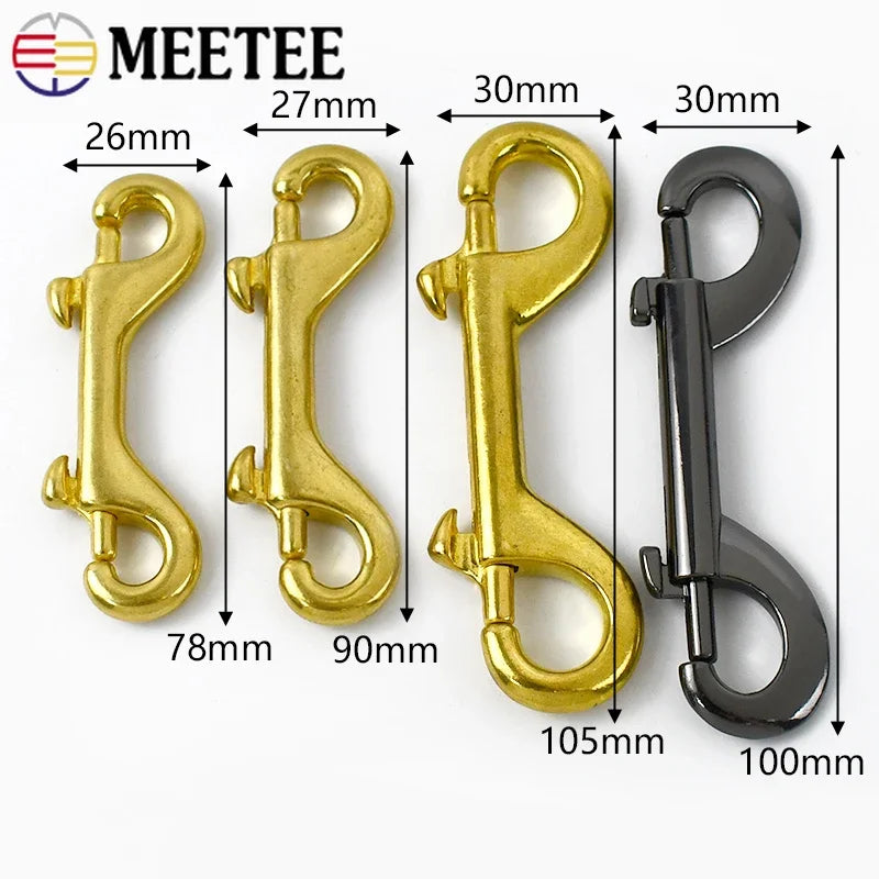 Robuster Karabinerhaken aus Zinklegierung für Gurte und Halsbänder