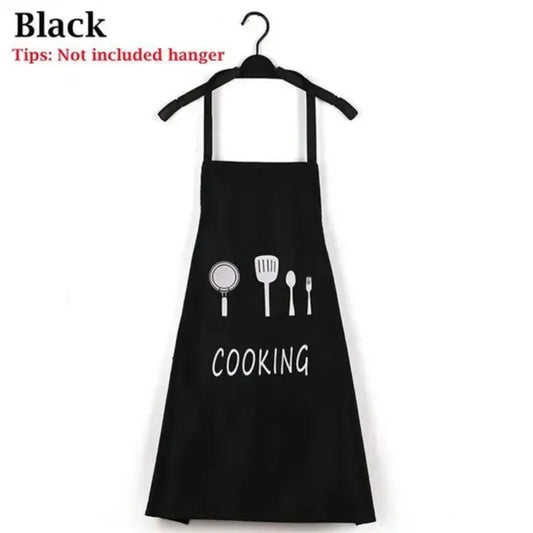 Wasserdichte Schuerze mit englischen Buchstaben und Kochutensilien Design-Yabubest - Home & More