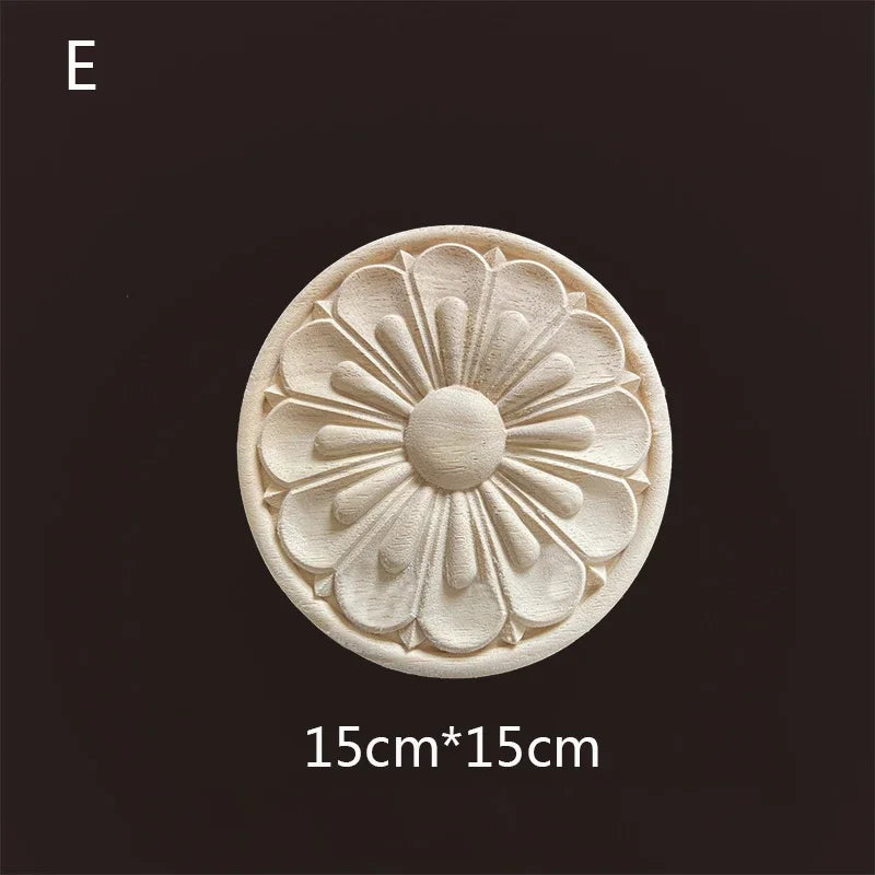 Geschnitzte Holzapplikationen für Möbel und Heimdekoration Basteln