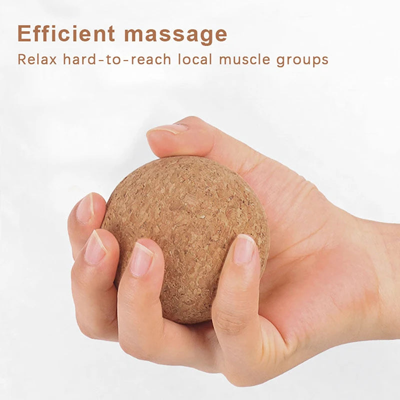 Kork Massage Ball für Rücken Fuß Yoga Entspannung Myofasziale Therapie