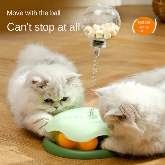 Interaktives Katzenspielzeug Puzzle Ball mit Katzenminze für mehr Spaß