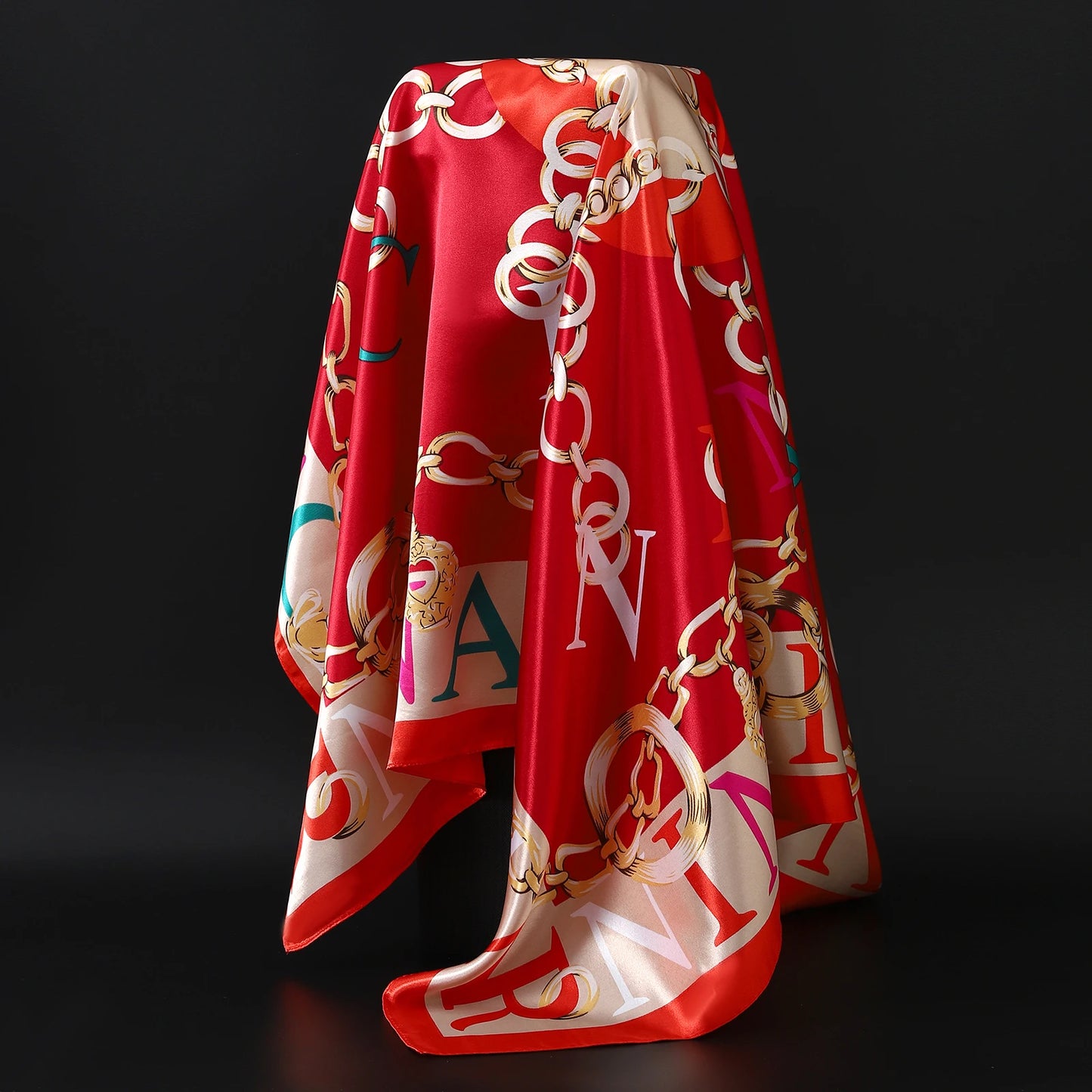 Stilvolles Polyester Halstuch für Damen - Vielseitiger Retro Look