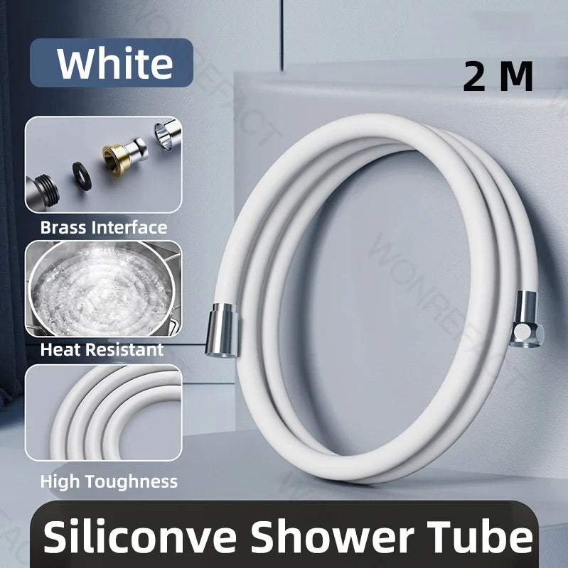 Flexibler Silikon Duschschlauch – langlebig, hitzebeständig - verdrehsicher