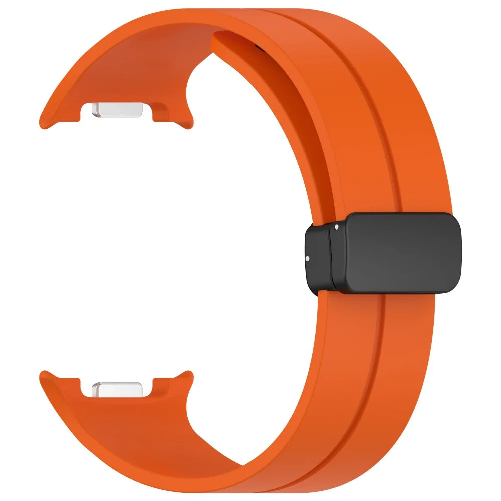 Magnetisches Silikonarmband für Samsung Galaxy Watch 40 44 46 mm Sportband