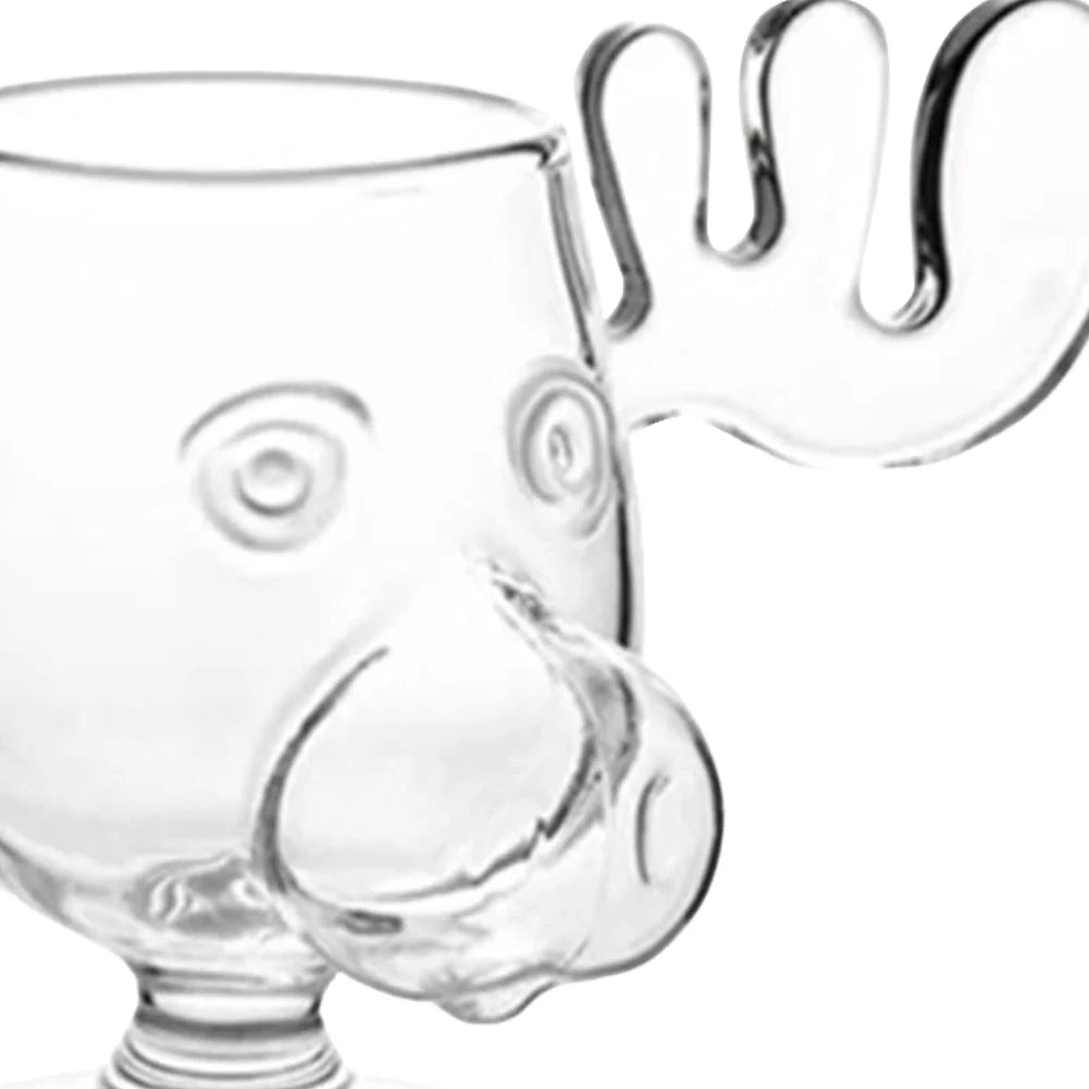 240 ml Elch Weinglas mit kreativem Design für Zuhause