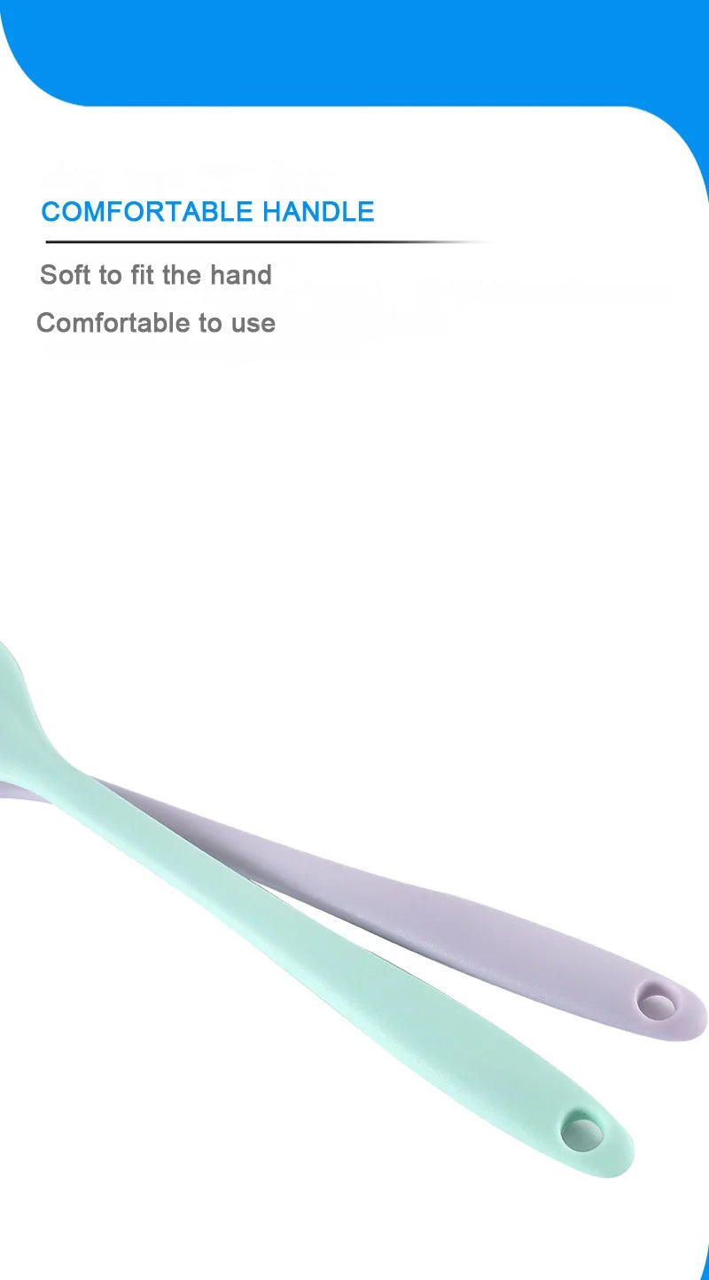 Hitzebeständiger Silikon Spatel Antihaft Kunststoff Küchenbackwerkzeug-Yabubest - Home & More