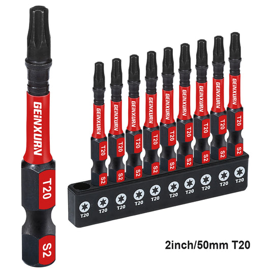 2 Zoll T20 Torx Schraubendreher-Set Magnetisch S2 Stahl 30-49 Teile