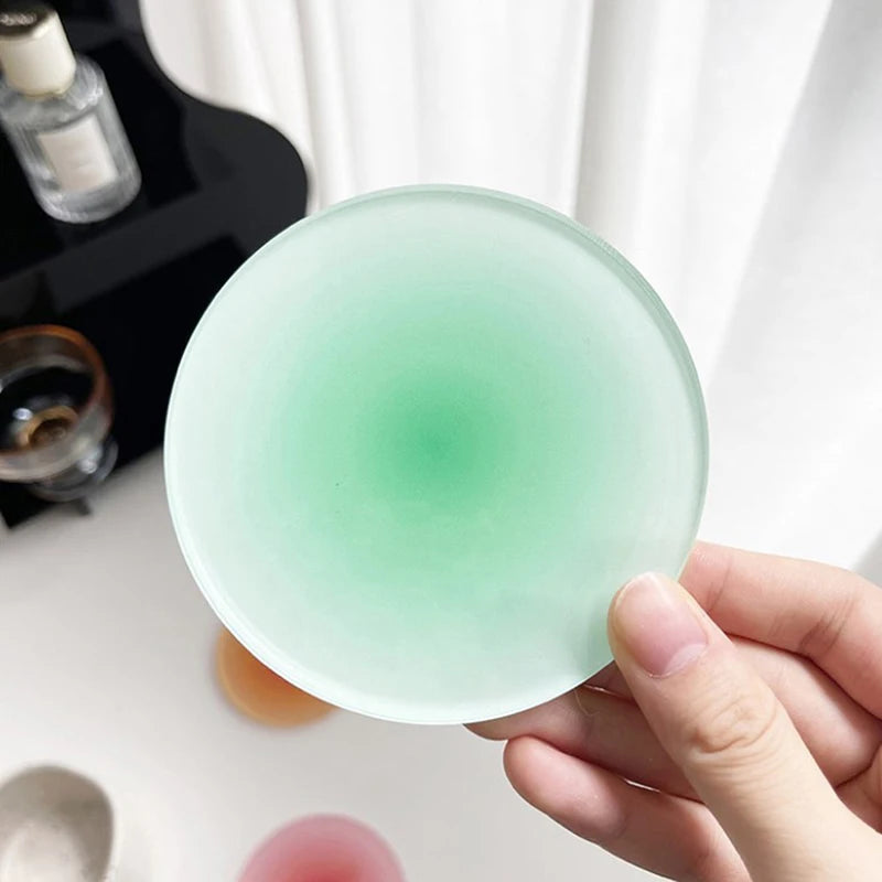 Runder Acryl Untersetzer mit Farbverlauf ideal zum Schutz für Esstisch