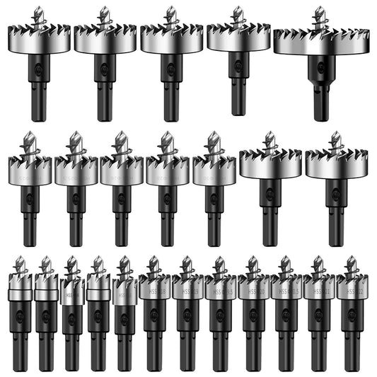 12-100mm HSS Lochsägen Set für Metall Holz Kunststoff