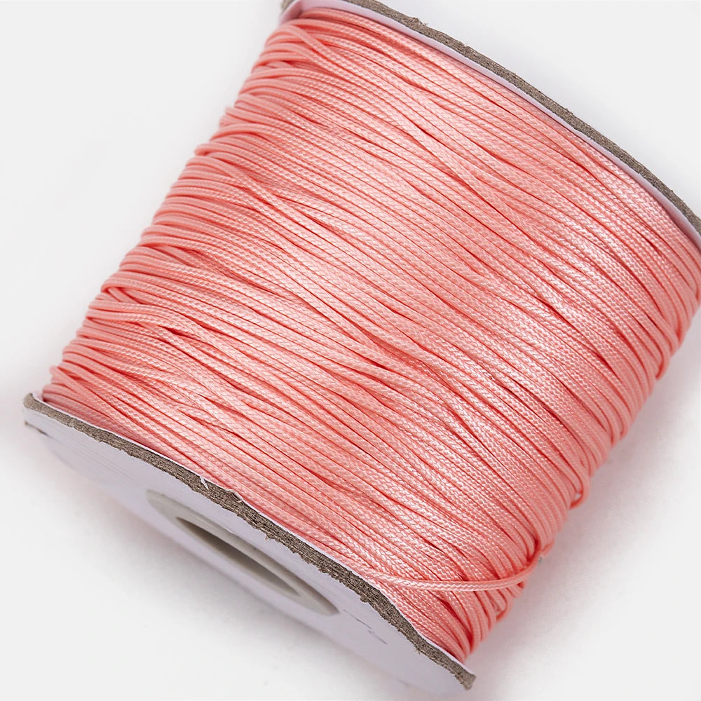 Rundes gewachstes Baumwollband für DIY Schmuck Bastelprojekte