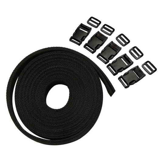 11-teiliges Nylon Gurtband Set für DIY Rucksack Gepäck Reparatur