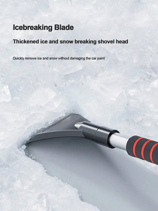 Abnehmbare Auto-Schneeschaufel mit Teleskop-Eiskratzer Winter Schneereinigung