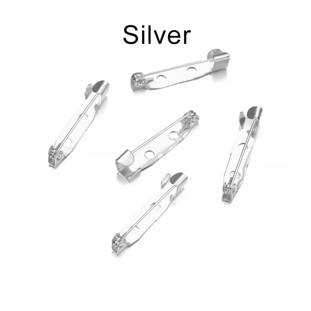 50er Set Brosche Clip Basis Pins in 15-40mm – DIY Schmuckzubehör-Yabubest - Home & More