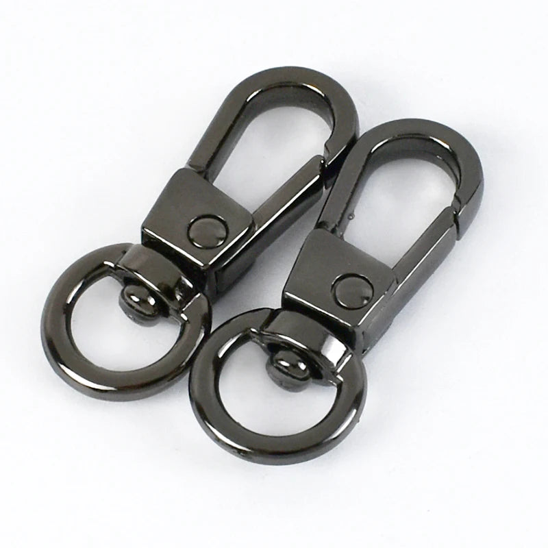 Robuste Metall Dreh Karabiner für Taschen Gürtel und Haustiere