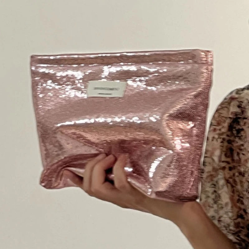 Große Damen Make-Up Tasche mit praktischem Reißverschluss und viel Platz