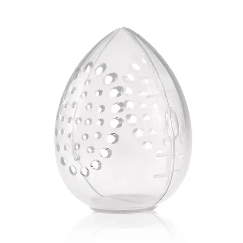 Hygienisch - Praktisch: Tragbare Make-Up Schwamm Box aus Kunststoff, 8 cm kompakt