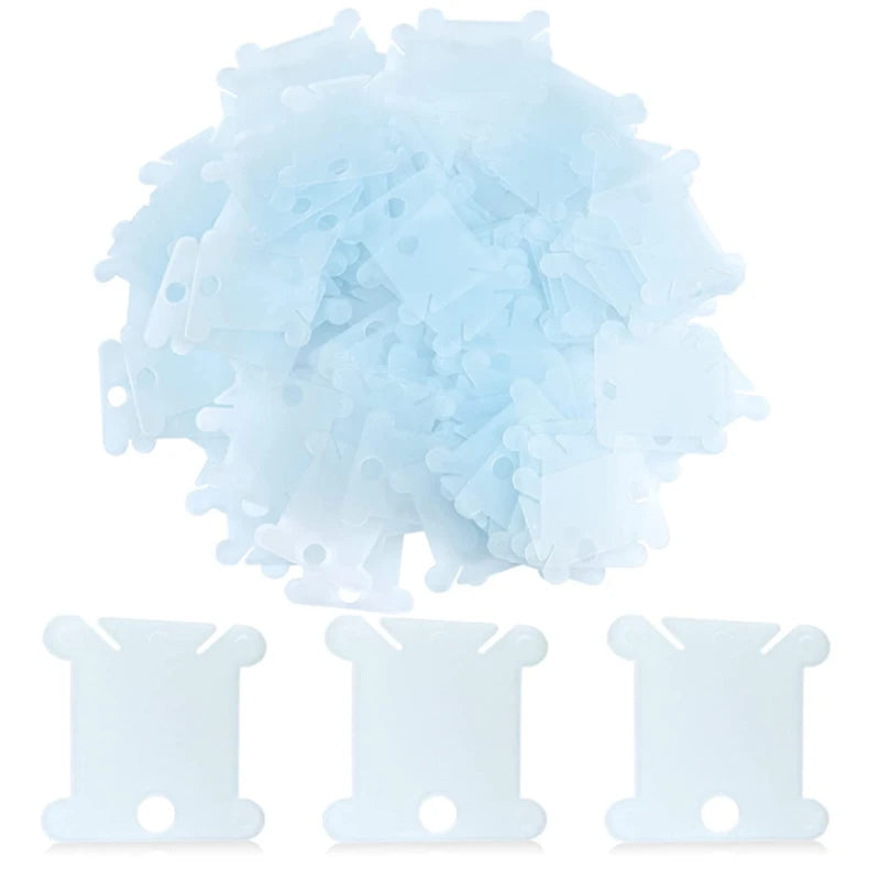 Organizer Set für Stickgarn mit 36 Fächern, Flossern und Zahlenetiketten