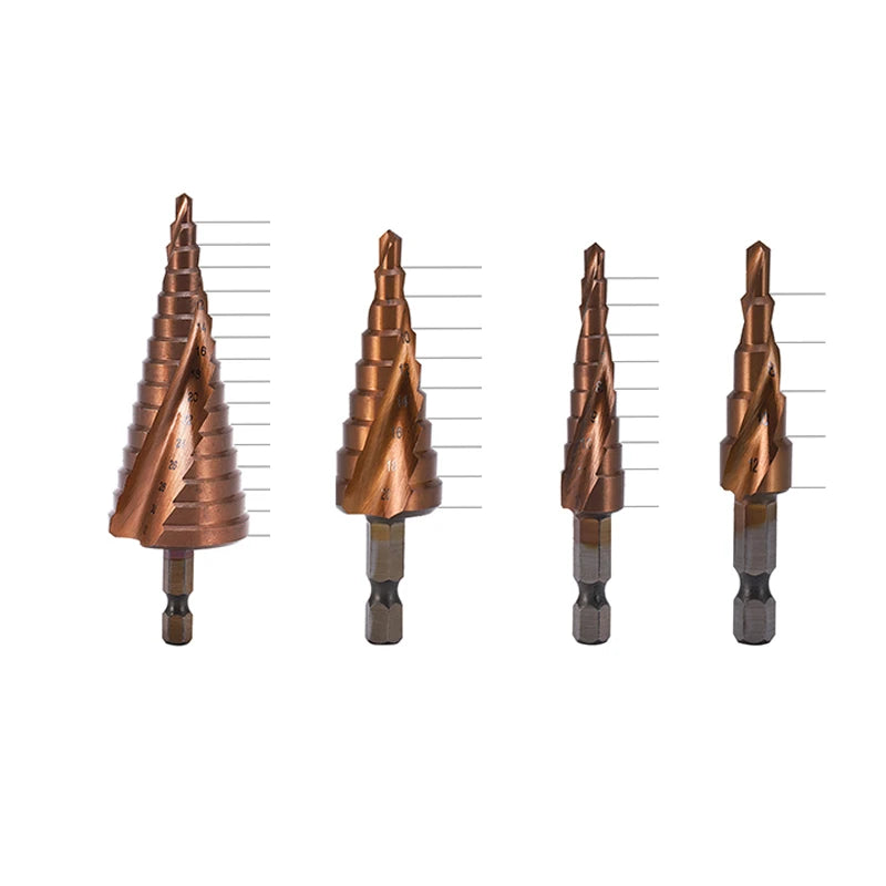 Hochleistungs Kobalt Stufenbohrer für präzise Metallbearbeitung