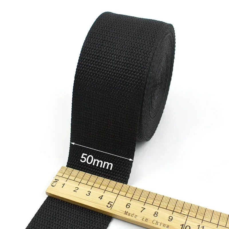 2-10M PUNKTE Nylon Gurtband 20-50mm für Rucksack, Gürtel, DIY Nähen