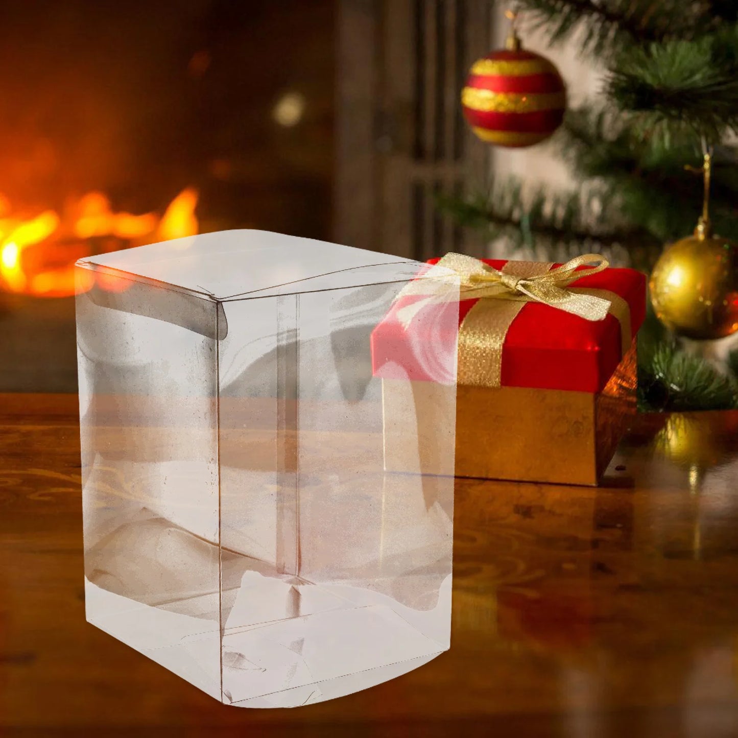 Vielseitige transparente Kunststoff-Geschenkboxen für Ihre Anlässe