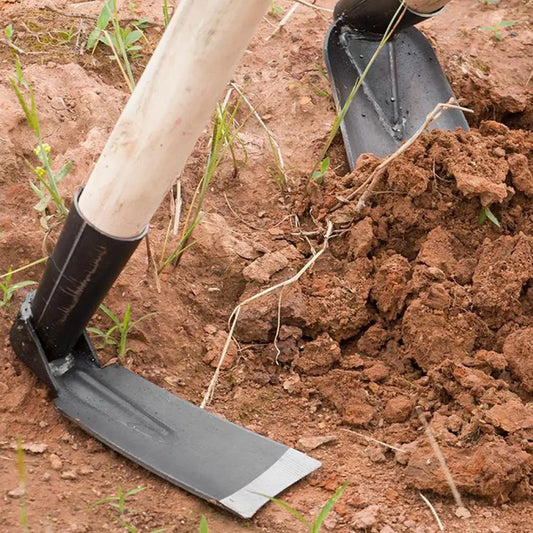 Multifunktionale Gartenhacke zum Jäten und Pflanzen von Gemüse