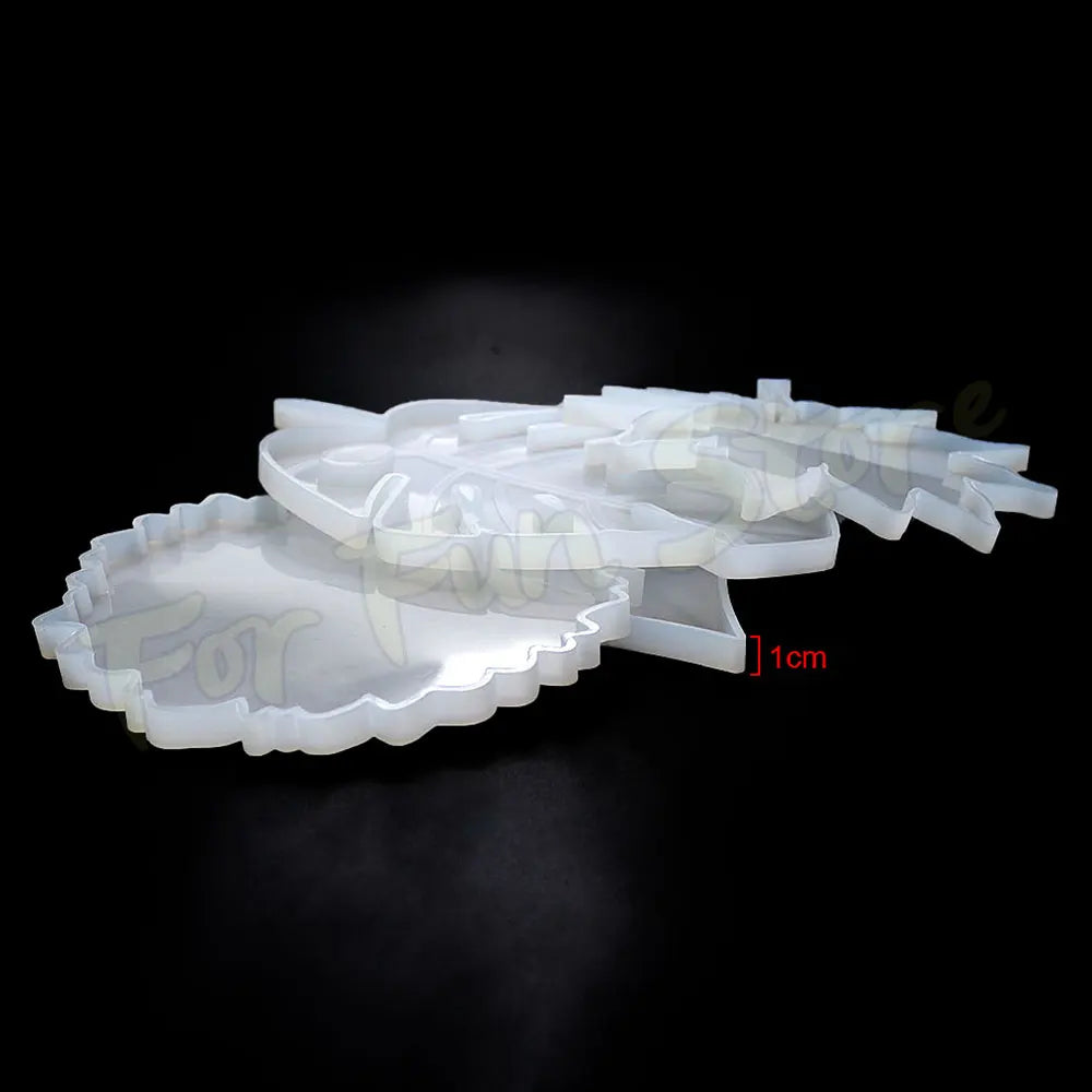 Silikonform Ahornblatt für DIY Epoxidharz Untersetzer Basteln