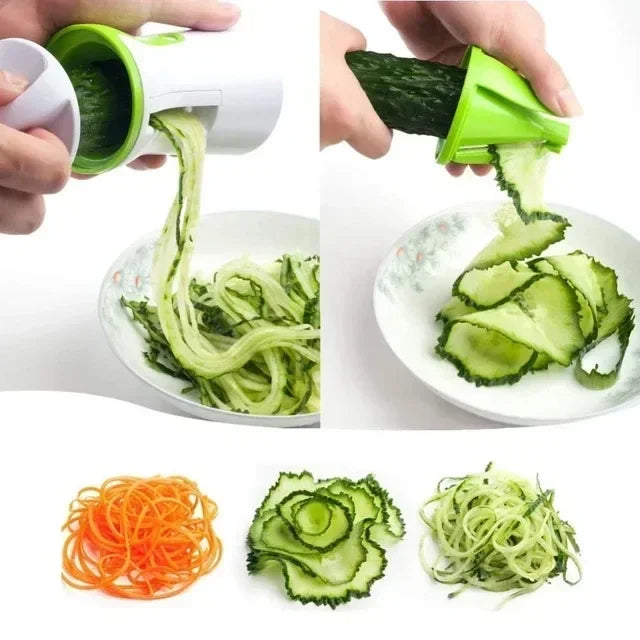 Heavy Duty Gemüseschneider Spiralizer mit Edelstahlklingen für Zucchini