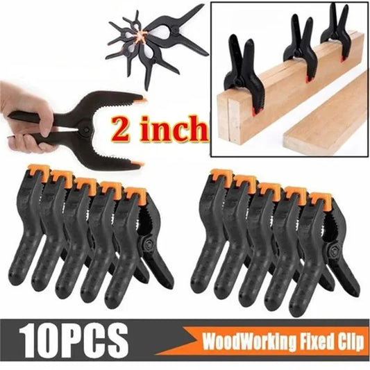 Verstellbare 2 Zoll Kunststoff Nylon Holzbearbeitungsklemmen 10er Set
