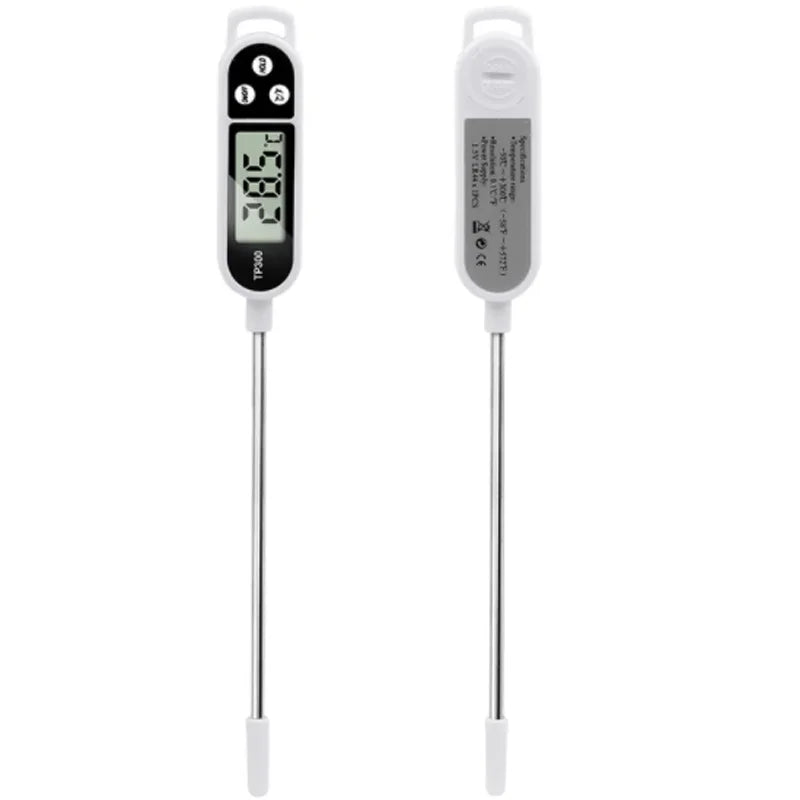 Digitales Lebensmittelthermometer mit Echtzeit LCD Anzeige für Küche