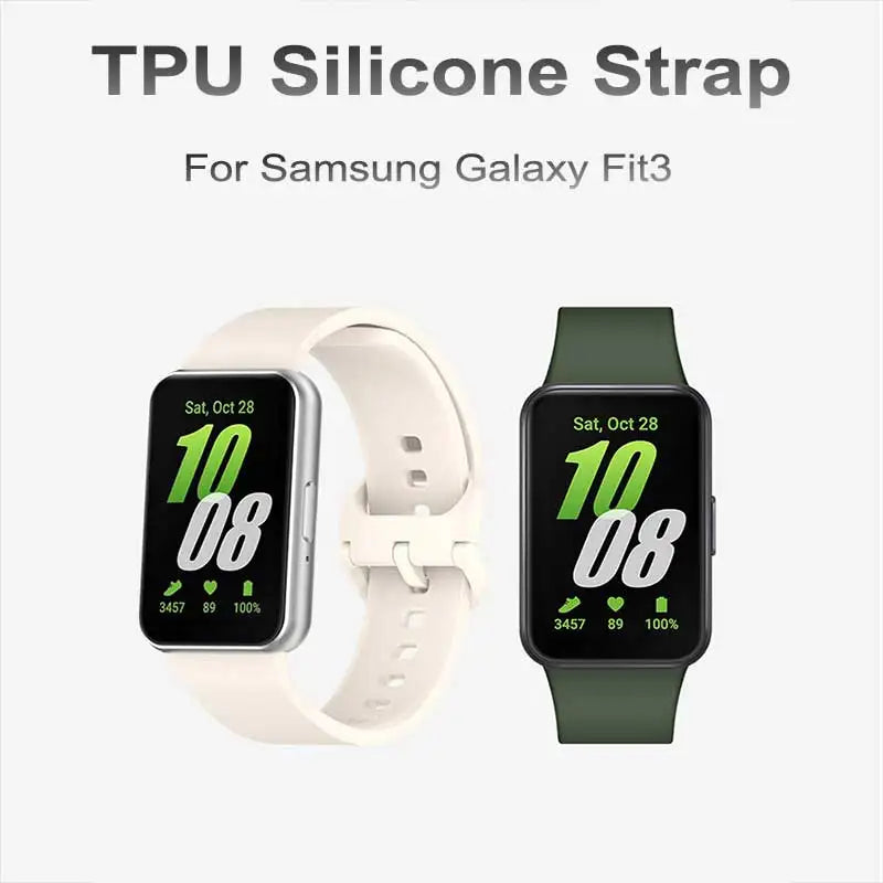 Silikon-Ersatzarmband kompatibel mit Fitness-Tracker Galaxy Fit 3