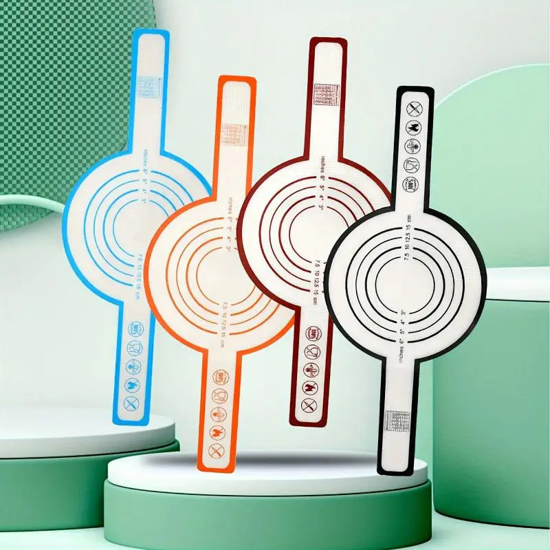 Silikon Backmatte mit langem Griff in 4 Farben für perfektes Backen