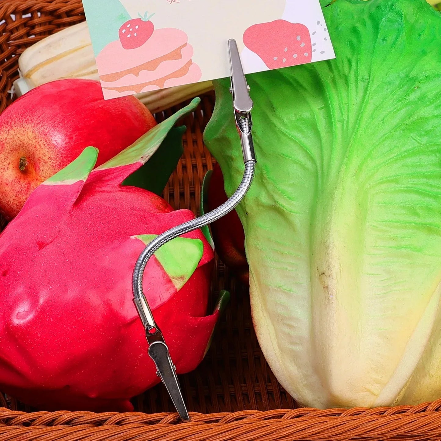 Doppelkopf Krokodilklemme für Fotos Notizen im Büro und Haushalt