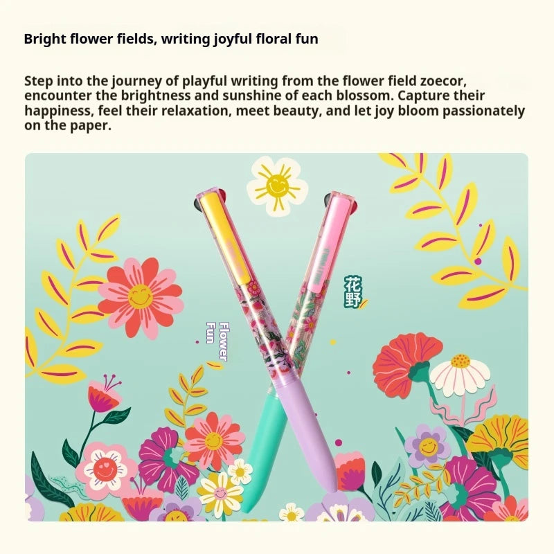 3-in-1 Multi Pen Druckbleistift mit Rot Schwarz Gel-Tinte für Büro Schule